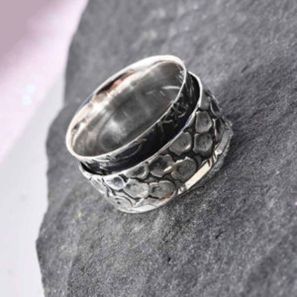 ARTESIAN SPINNER RING STERLING SILVER